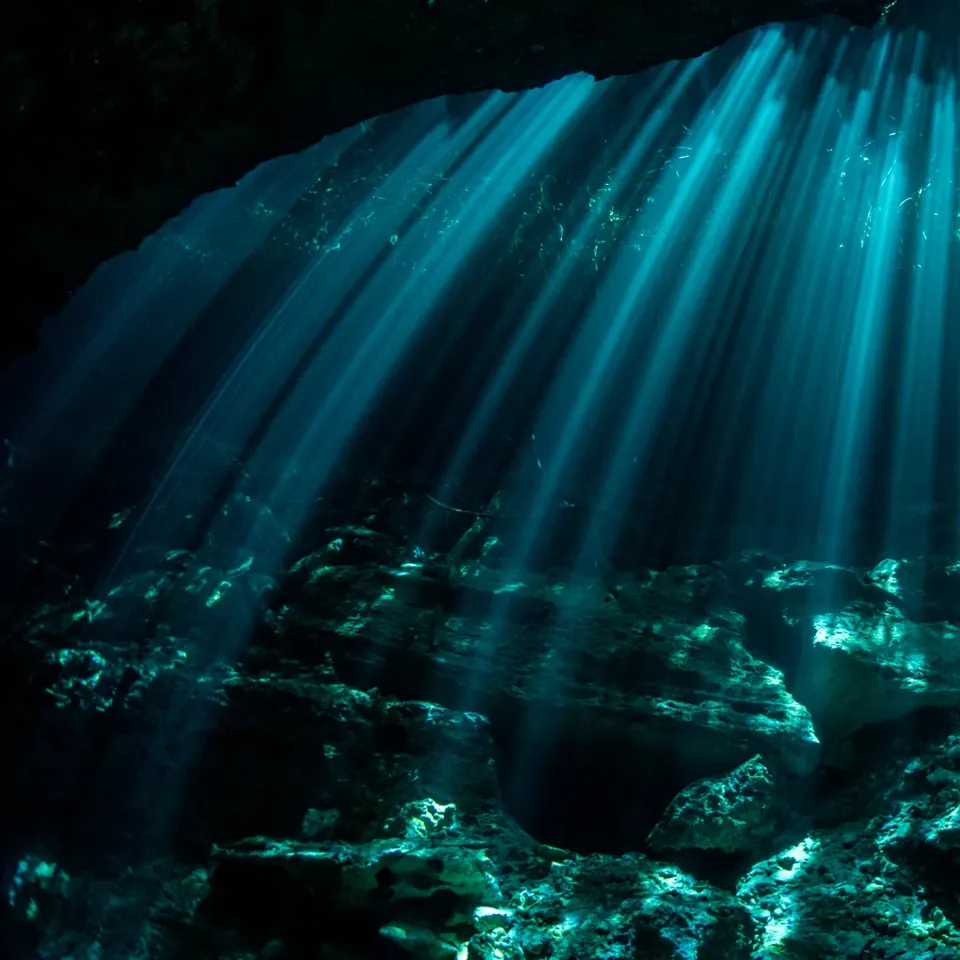 Scuba diving at Riviera Maya