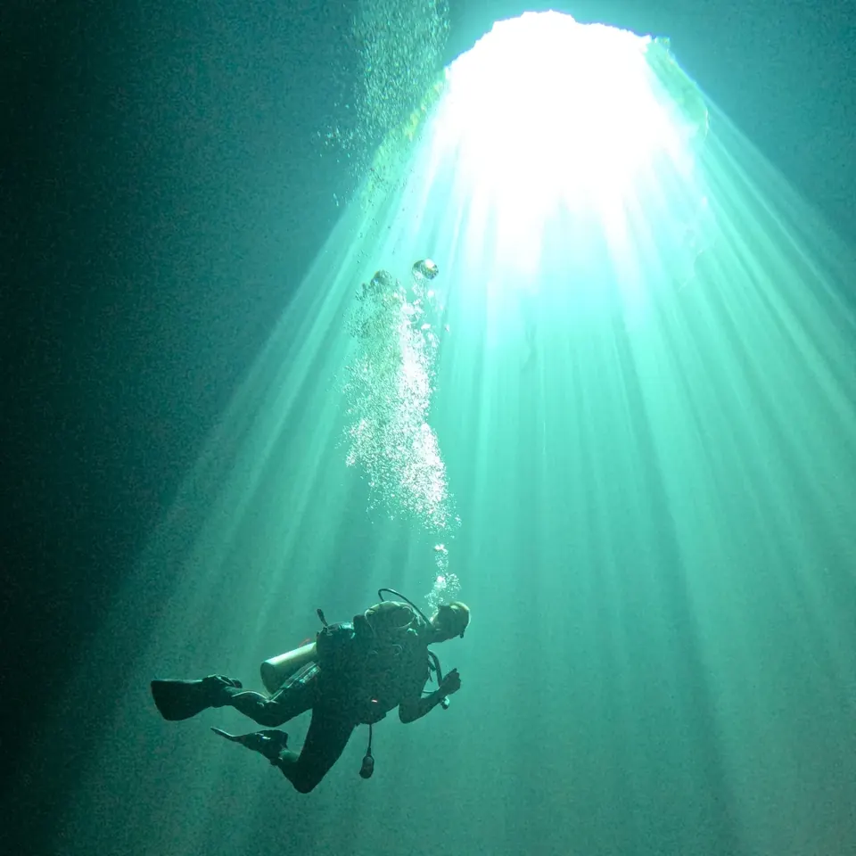 Scuba diving at Puerto Morelos